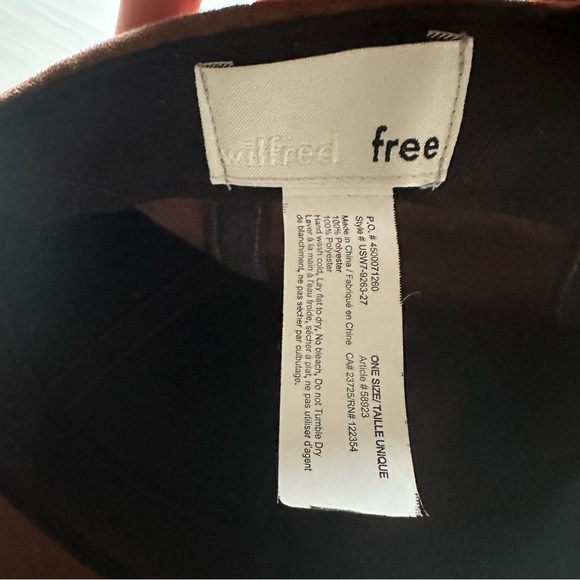 Wilfred Free Baseball Cap (vegan suede) - Picture 5 of 5